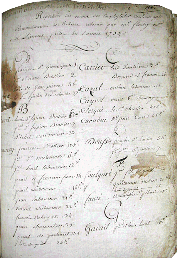 Recoonaissance 1759 à Trinchant