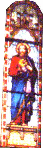 Vitrail du Christ
